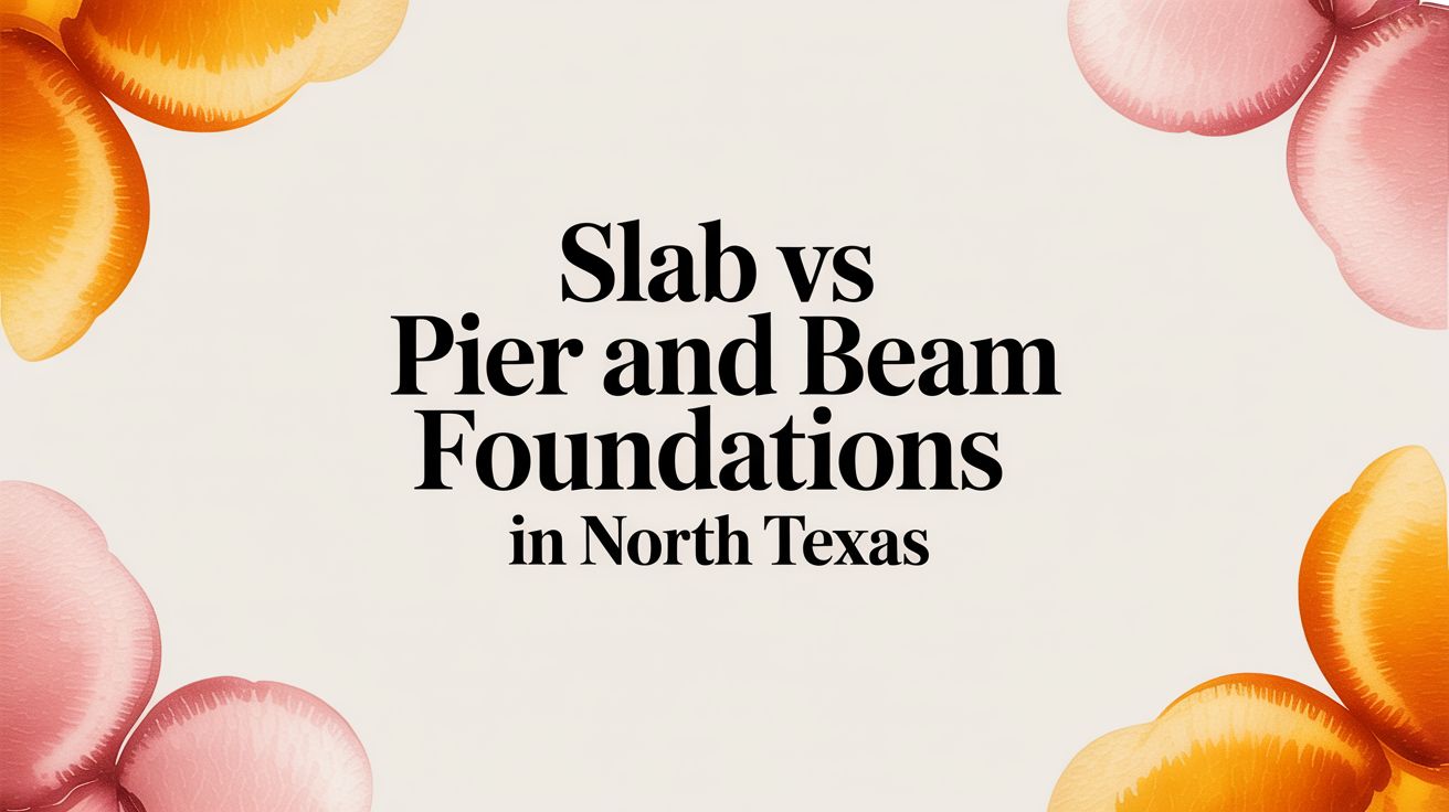 Slab Vs Pier And Beam Foundations In North Texas